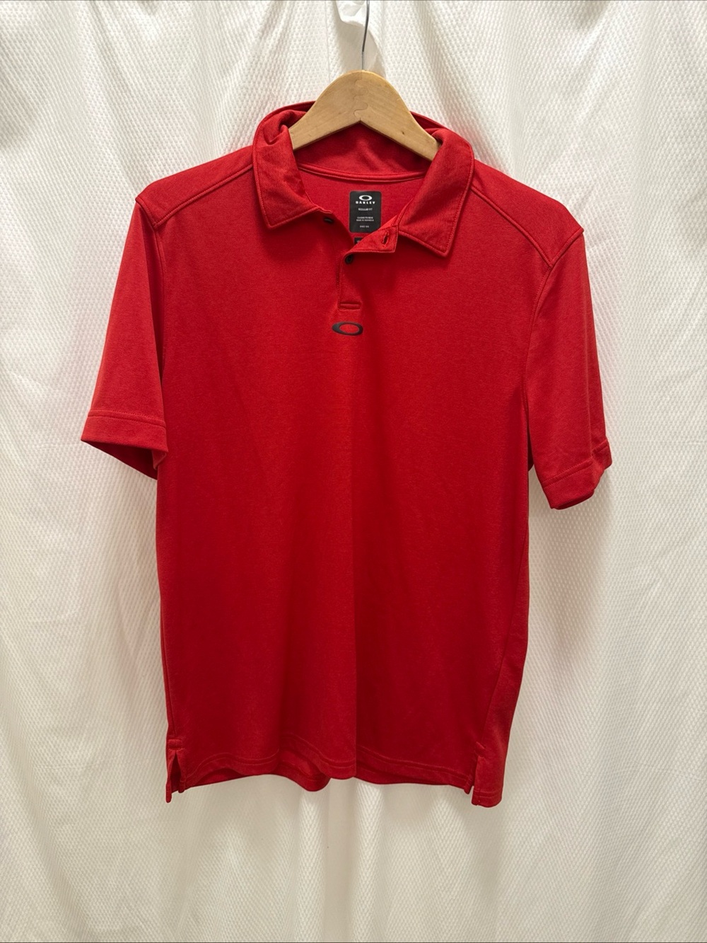 Oakley Men's Bright Red Short-Sleeve Polo
